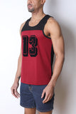 CELLBLOCK 13 Starter Mesh Tank Top - Red