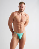 TEAMM8 Glide Micro Thong - Aqua