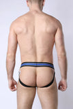 CELLBLOCK Take Down Jockstrap w/ Removable Pouch Blue