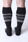 CELLBLOCK 13 Tight End Knee High Shadow Socks - Gray