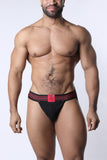 CELLBLOCK 13 Tight End 2" Snap Up Shadow Jockstrap - Red