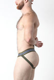 CELLBLOCK 13 Tight End 2" Snap Up Jockstrap Army