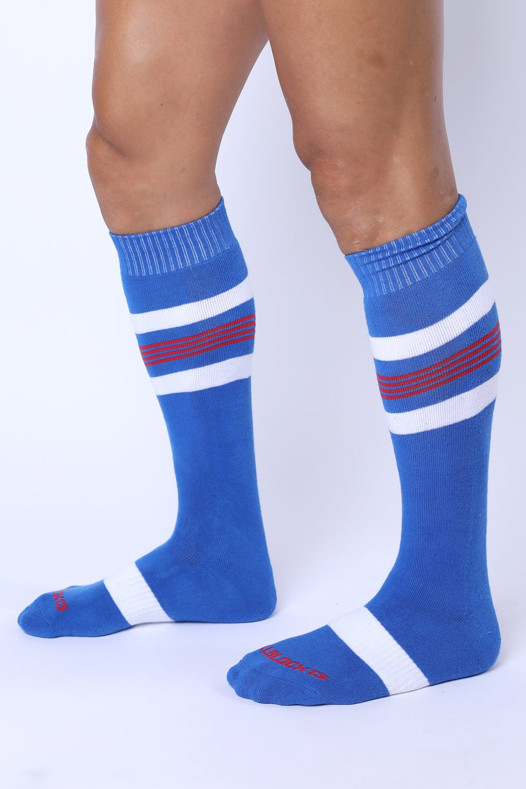 CELLBLOCK 13 Tight End Knee High Socks Blue