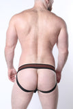 CELLBLOCK 13 Tight End 2" Snap Up Shadow Jockstrap - Orange