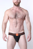CELLBLOCK 13 Tight End 2" Snap Up Shadow Jockstrap - Orange