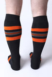 CELLBLOCK 13 Tight End Knee High Shadow Socks - Orange