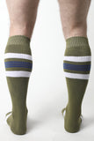CELLBLOCK 13 Tight End Knee High Socks ARMY