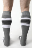 CELLBLOCK 13 Tight End Knee High Socks Gray