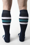 CELLBLOCK 13 Tight End Knee High Socks NAVY