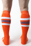 CELLBLOCK 13 Tight End Knee High Socks Orange