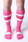 CELLBLOCK 13 Tight End Knee High Socks Light Pink