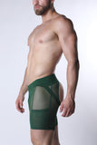 CELLBLOCK 13 Void Mesh Chap Short - Green