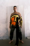 Walter Van Beirendonck Moon Eye Camel Knit FW 24-25