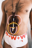 Walter Van Beirendonck Tube Bunny Necklace Dark