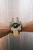 WHITE BUNNY WATCH BRACELET by Walter Van Beirendonck Silver