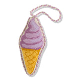 Ice Cream Cone Needlepoint Ornament