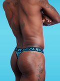 BEAUBOY Leopard Thong Blue