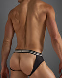 TEAMM8 Racer Mesh Jockstrap - Jet Black