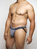 BEAUBOY Logo Jockstrap Gray