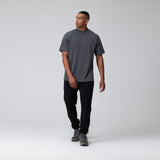 Talentless Mock Neck Tee Steel Grey