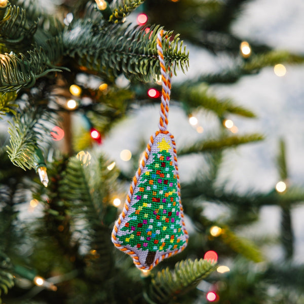 Christmas Tree Needlepoint Ornament