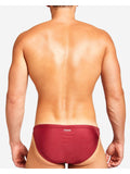 TEAMM8 Bass Mesh Swim Brief - Burgundy