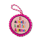 Fun & Games Needlepoint Ornament