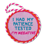 Patience Needlepoint Ornament