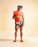 Teamm8 Reef Swim Short - Coral