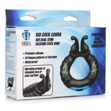 Trinty Vibes 10X Cobra Dual Stimulation Silicone Cock Ring