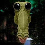 Creature Cock Swamp Monster Green Scaly Silicone Dildo