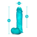 B Yours Plus Mount N’ Moan Teal 9.5-Inch Long Dildo
