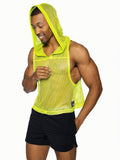 BIKE Hooded Sleeveless Practice Jersey - Acid Lime