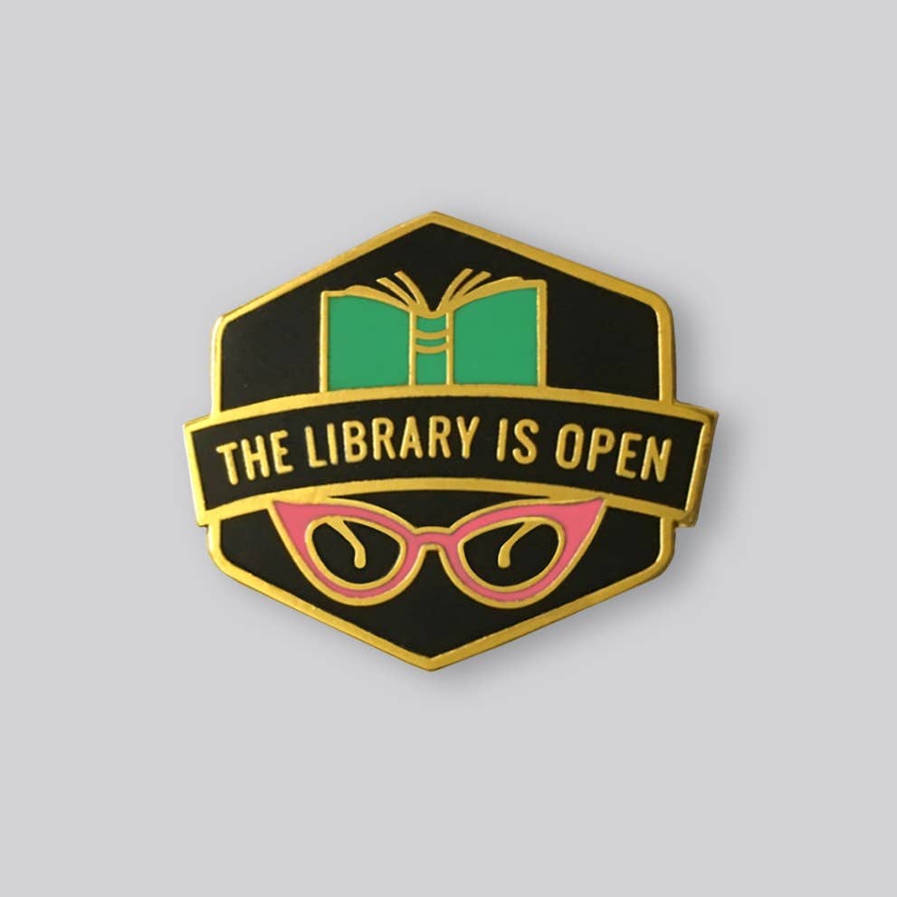 Library Is Open Pin Pin by Gaypin'