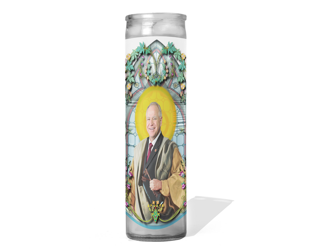 Tim Walz Vice President Celebrity Prayer Candle 