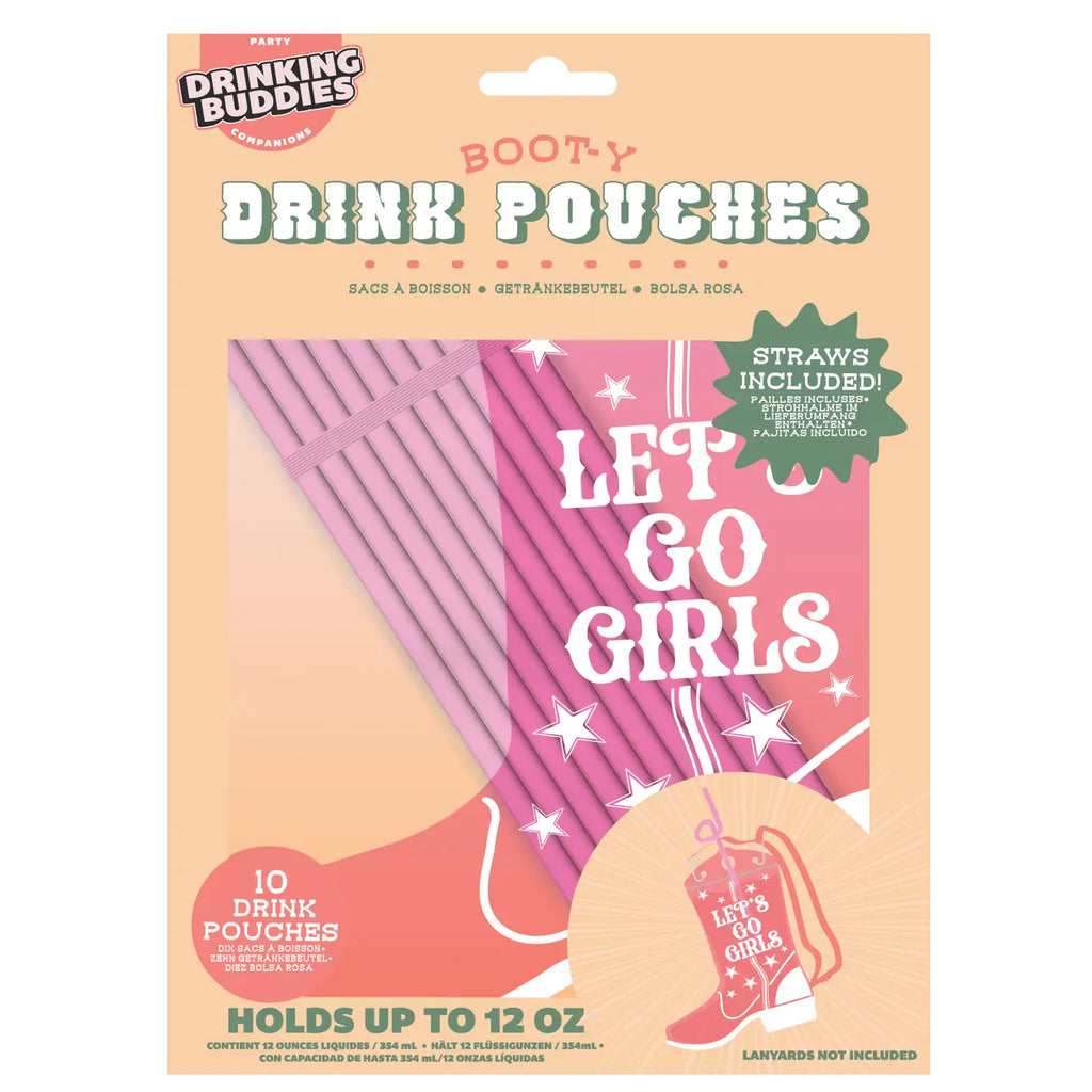 Boot-Y Drink Pouches-10 Pack