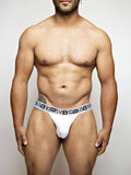 B Logo Jockstrap White