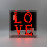 'love' Glass Neon Sign