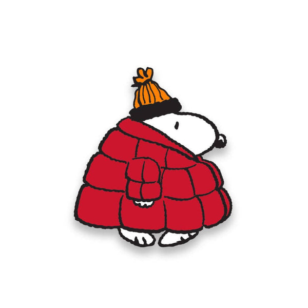Snoopy Giant Red Coat Pin