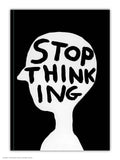 David Shrigley A6 Notebook - Stop Thinking