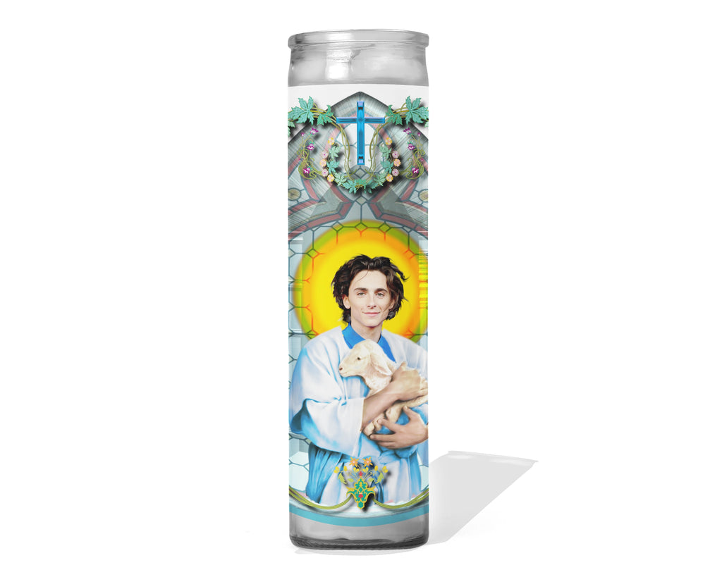 Timothee Chalamette Celebrity Prayer Candle