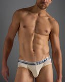 TEAMM8 Racer Mesh Jockstrap - Ecru