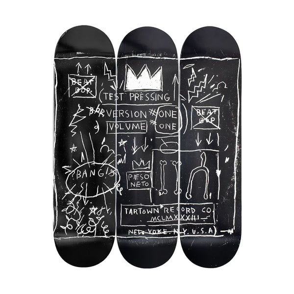 Jean-Michel Basquiat Beat Bop Skateboard Decks Set of 3