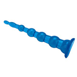 8.5" Anal Beades With Suction Base by Blue Line
