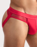 TEAMM8 Score Sheer Slim Jockstrap - Magenta