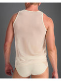 TEAMM8 Score Sheer Tank - Cloud Cream