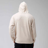 Talentless Circle Logo Embroidered Hoodie Bone