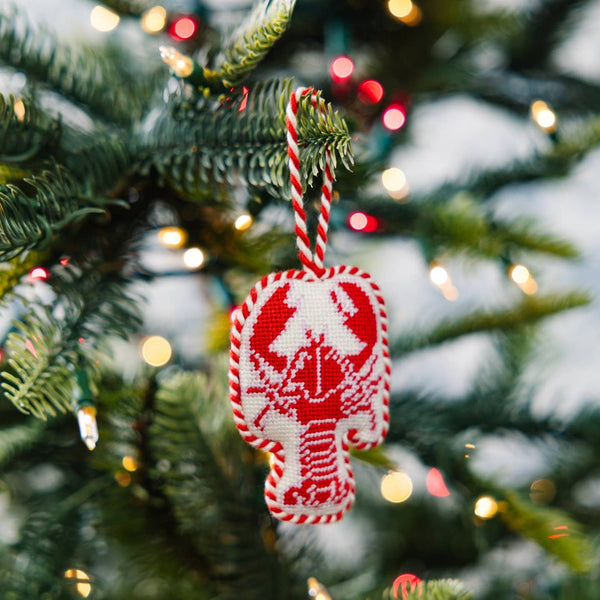 Lobster Needlepoint Ornament