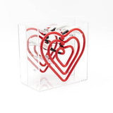 'heart' Mini Acrylic Box Neon Light