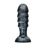 Jet Bruiser Carbon Metallic Black 7.5-Inch Anal Plug With Suction Cup Base